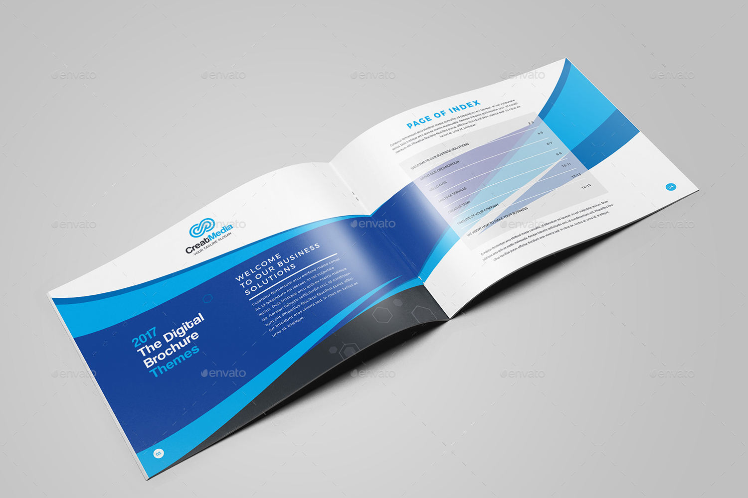 Landscape Brochure Template by generousart GraphicRiver